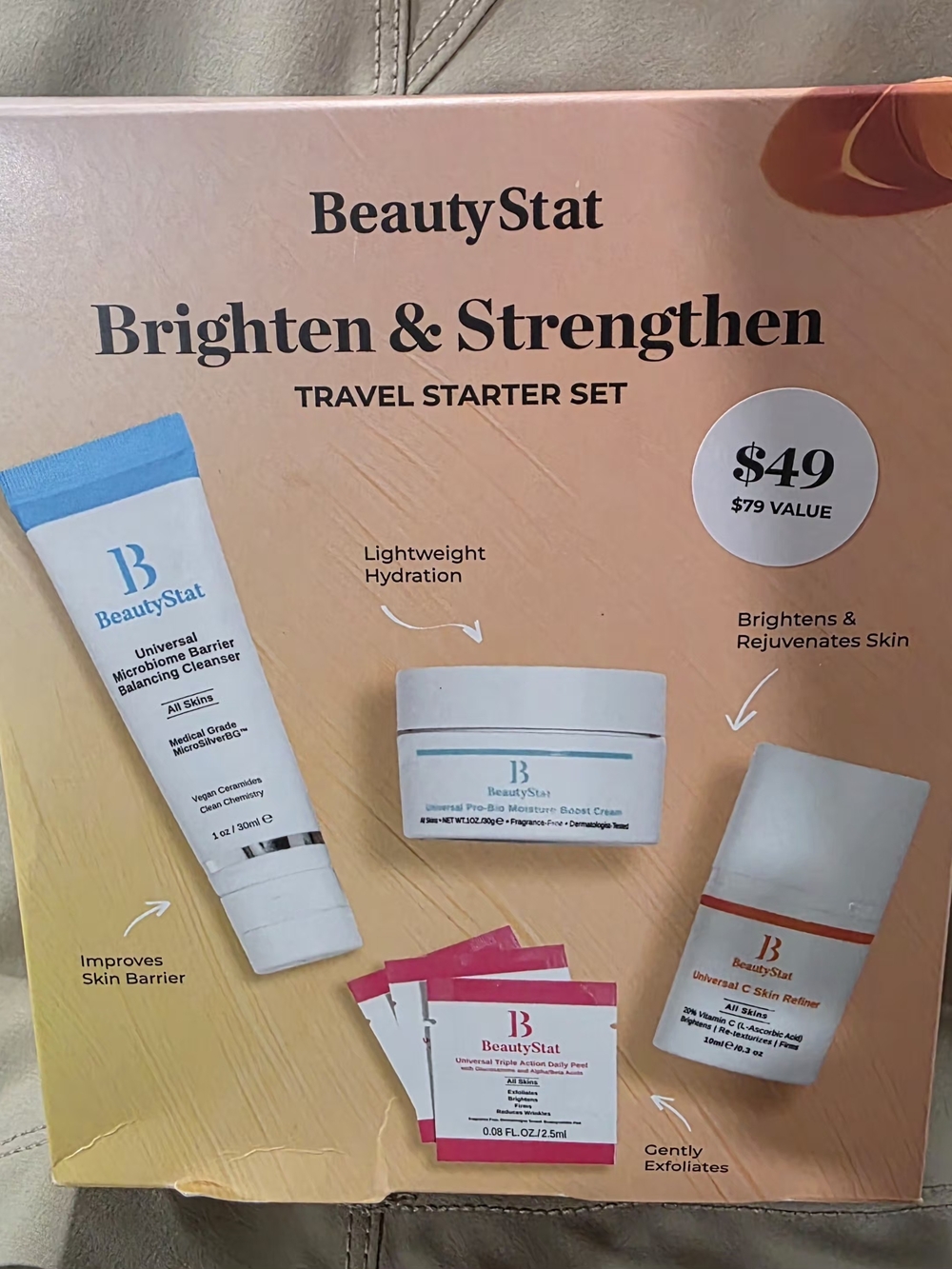 BeautyStat Brighten & Strengthen Set - Pink
